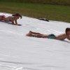 Wasserrutschen mit der Kinderfeuerwehr am 20.07.2019