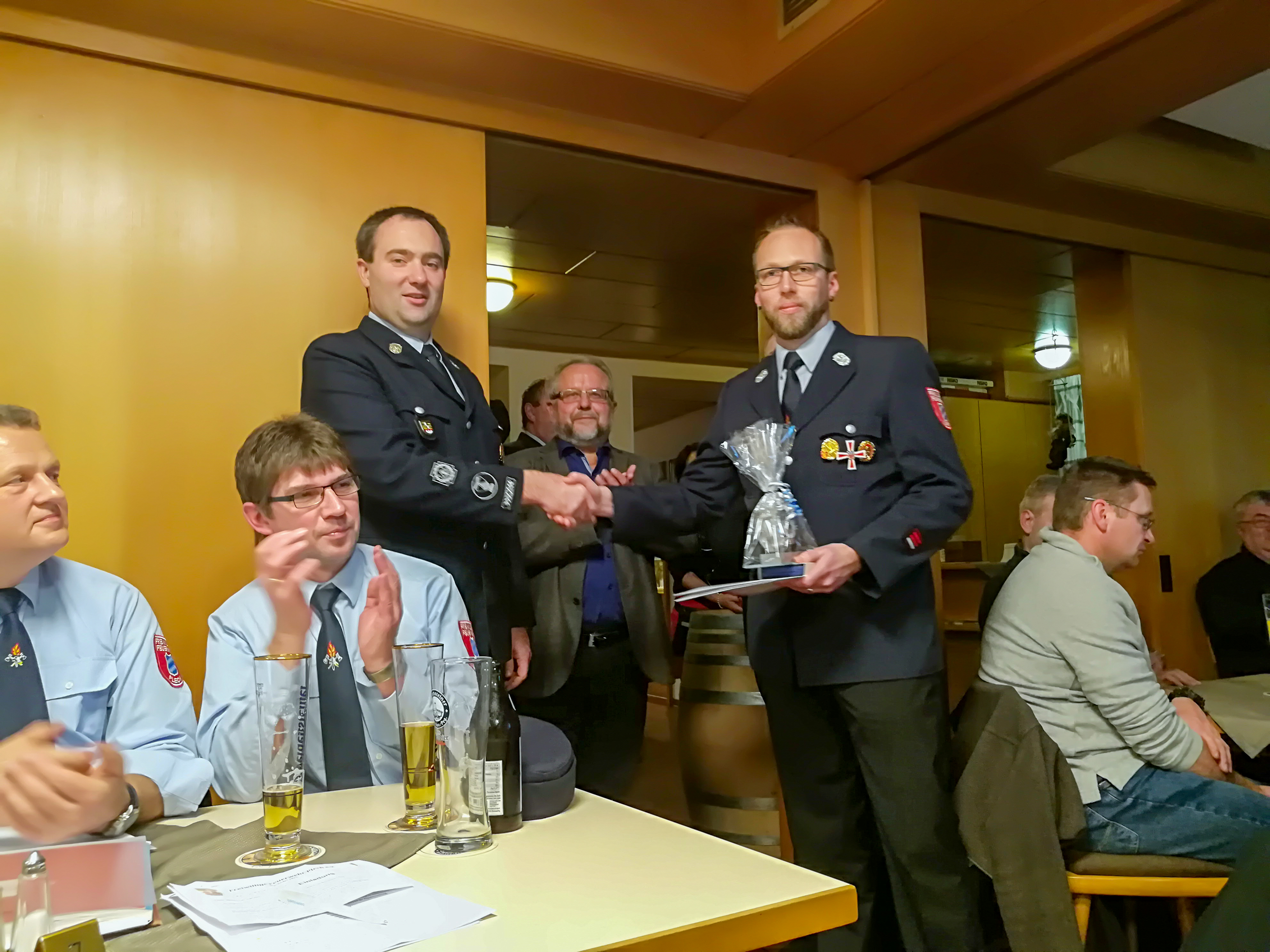 Verabschiedung Marc Leinberger als stellv. Kommandant
